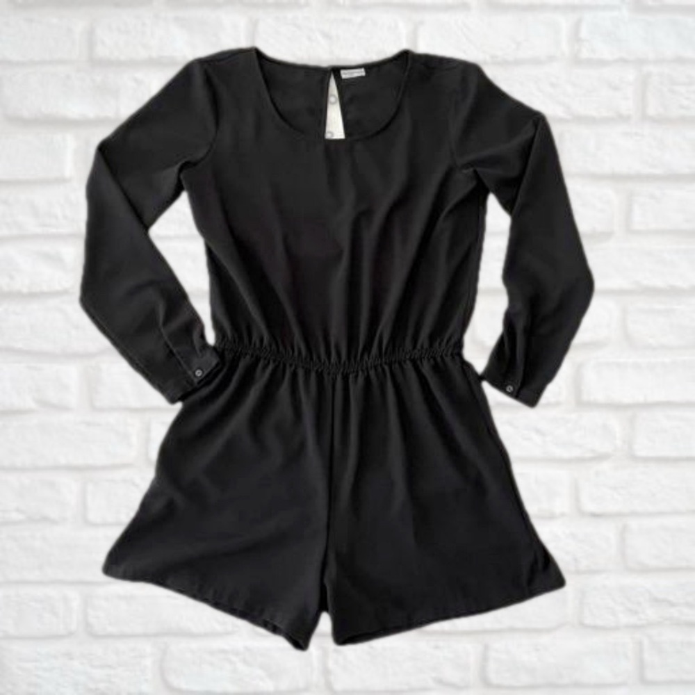 Only x Jacqueline de Yong JDY One Piece Playsuit Romper Onesie-Black-US Small